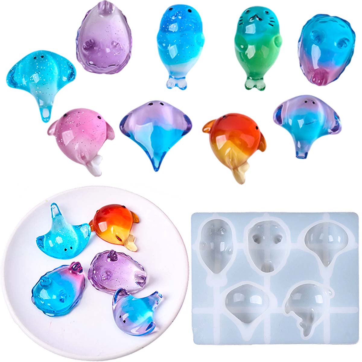 Candle Souvenir - 3D Healing Kawaii Manta Ray Whale