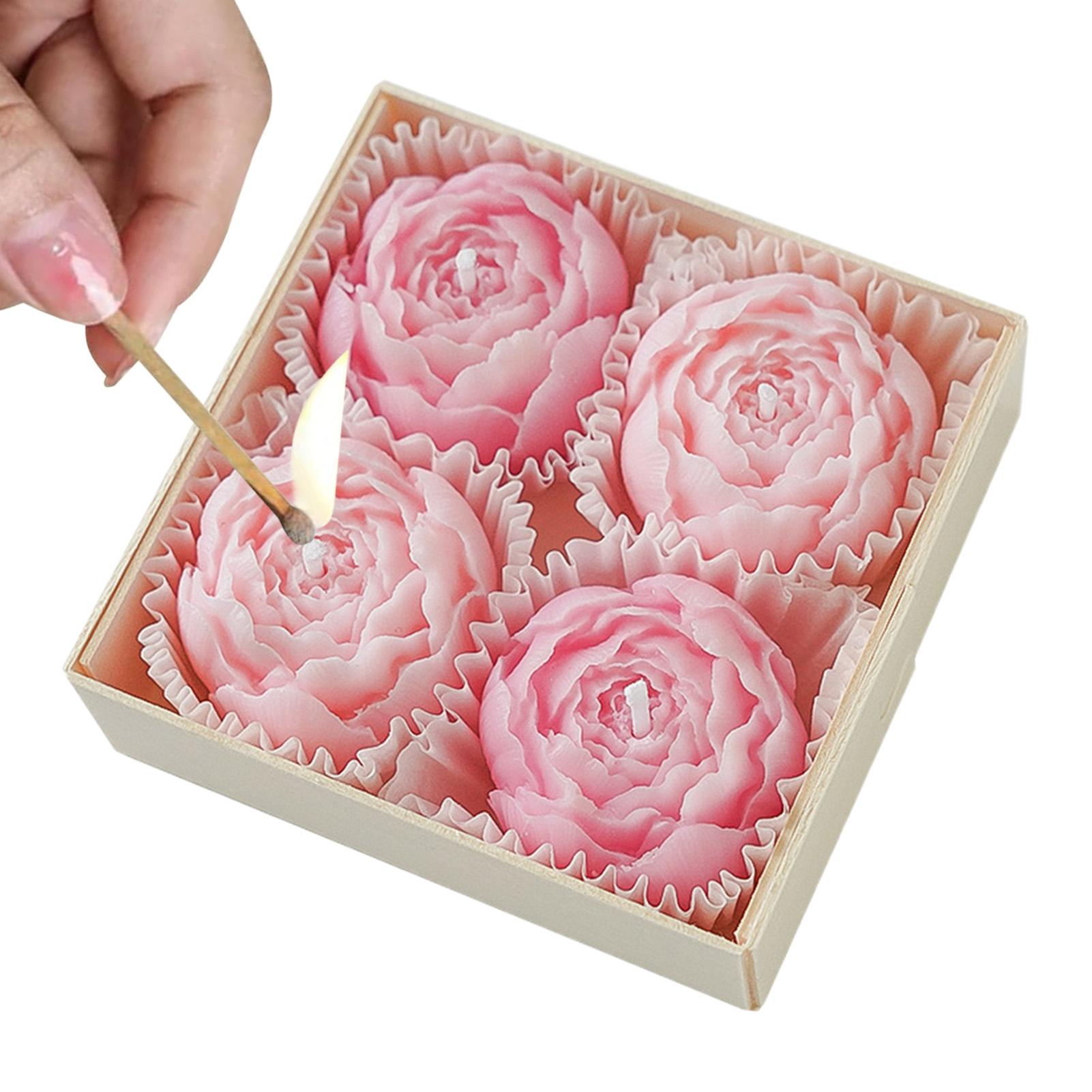 Soy Wax Candles Creative Flowe - Candle Souvenir 评论和价格