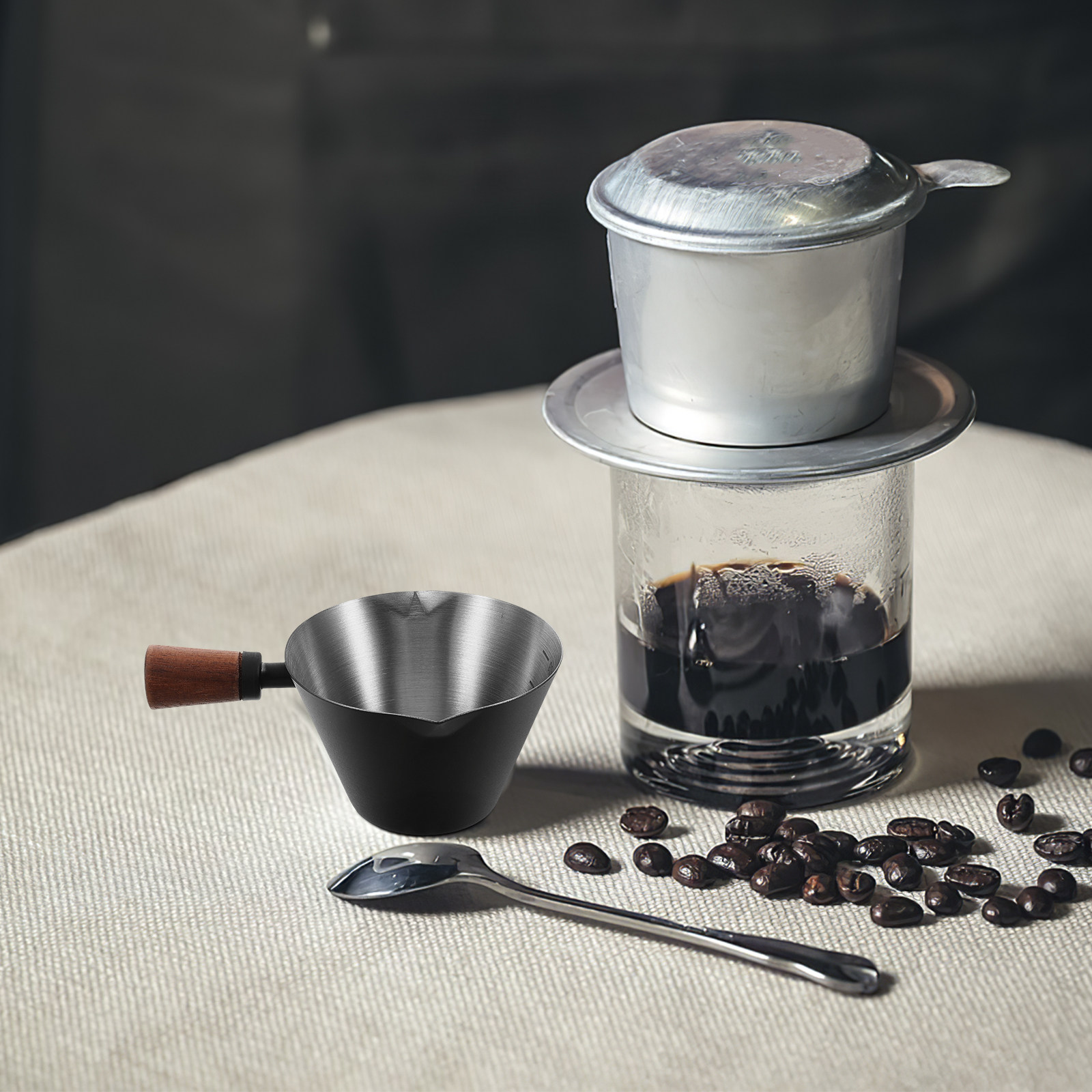 Stainless Steel Espresso Cup w - Pour Spout Pitcher 评论和价格