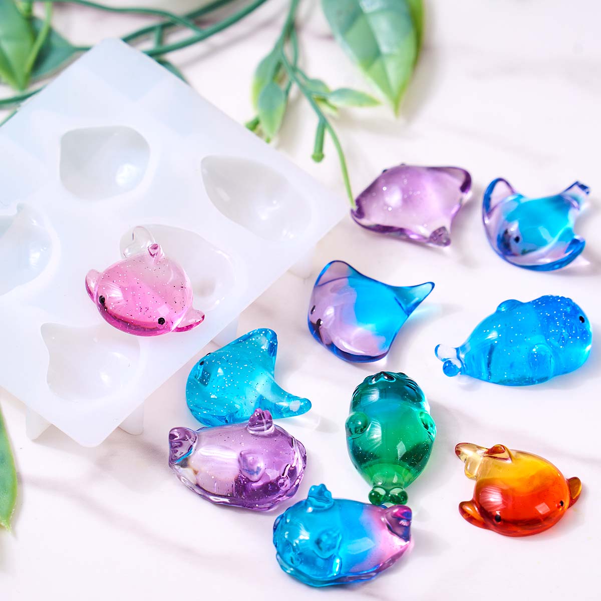 3D Healing Kawaii Manta Ray Wh - Candle Souvenir 评论和价格