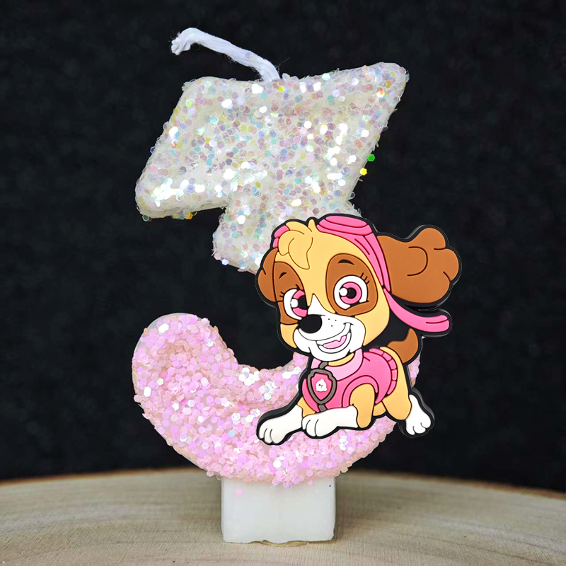 Paw Patrol Anime Number 0-9 Ca - Candle Souvenir 评论和价格
