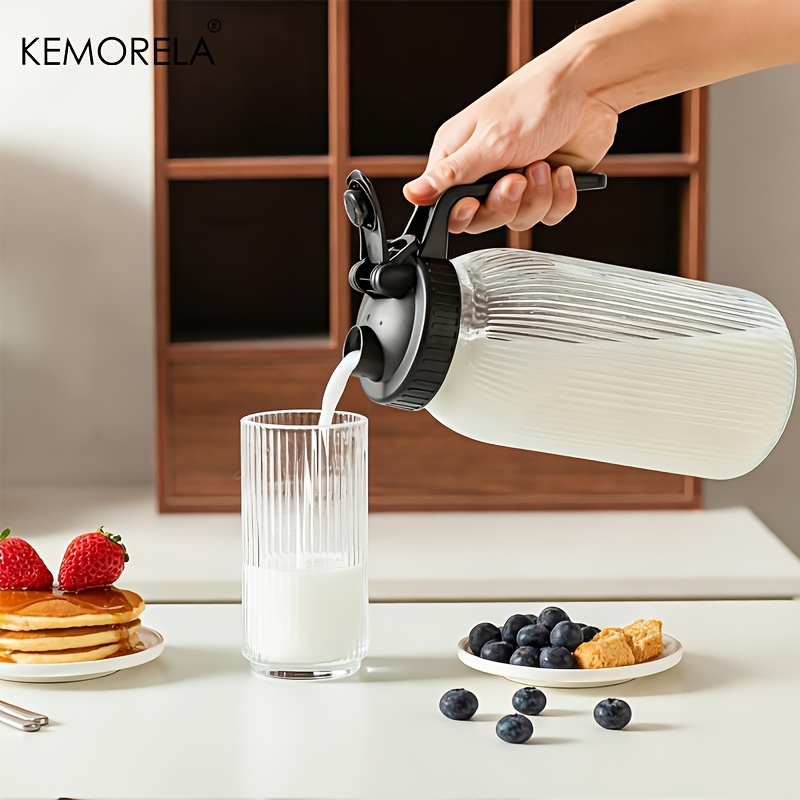 2PCS Glass Mason Jar Pitcher L - Pour Spout Pitcher 评论和价格