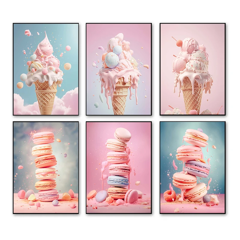 Unframe Pink Food Ice Cream Ma - Candle Shop 评论和价格