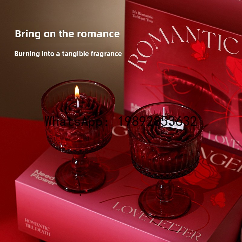 LZ rose scented candle modelin - Candle Souvenir 评论和价格