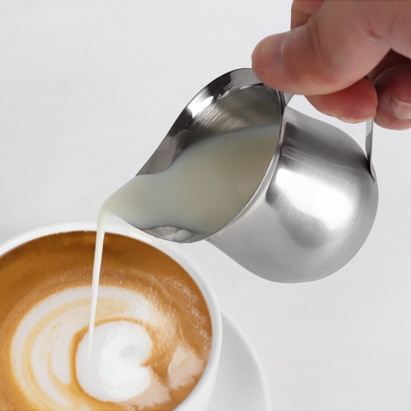 New Coffee Milk Frothing Pitch - Pour Spout Pitcher 评论和价格